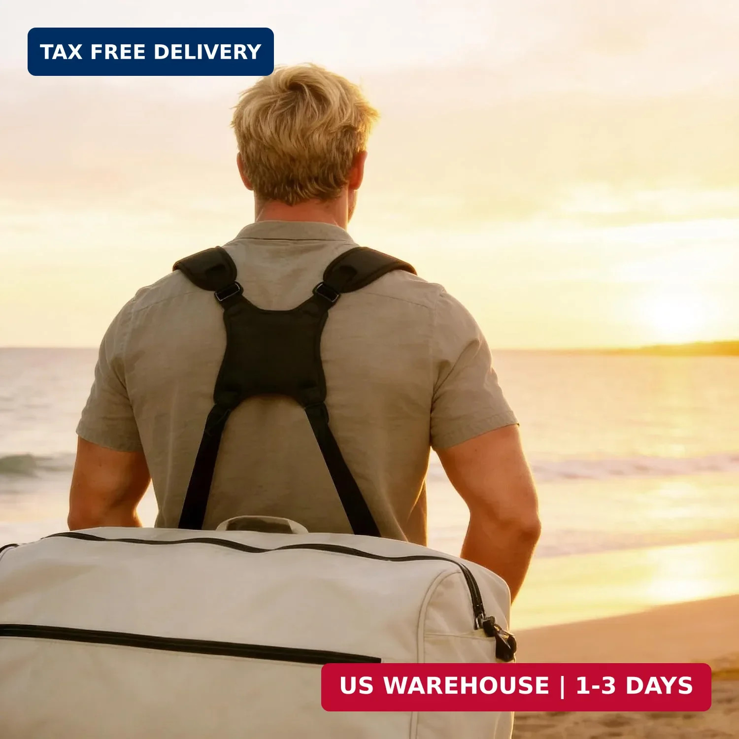 Universal Double Shoulder Strap Adjustable Padded Backpack Straps | For 4-point