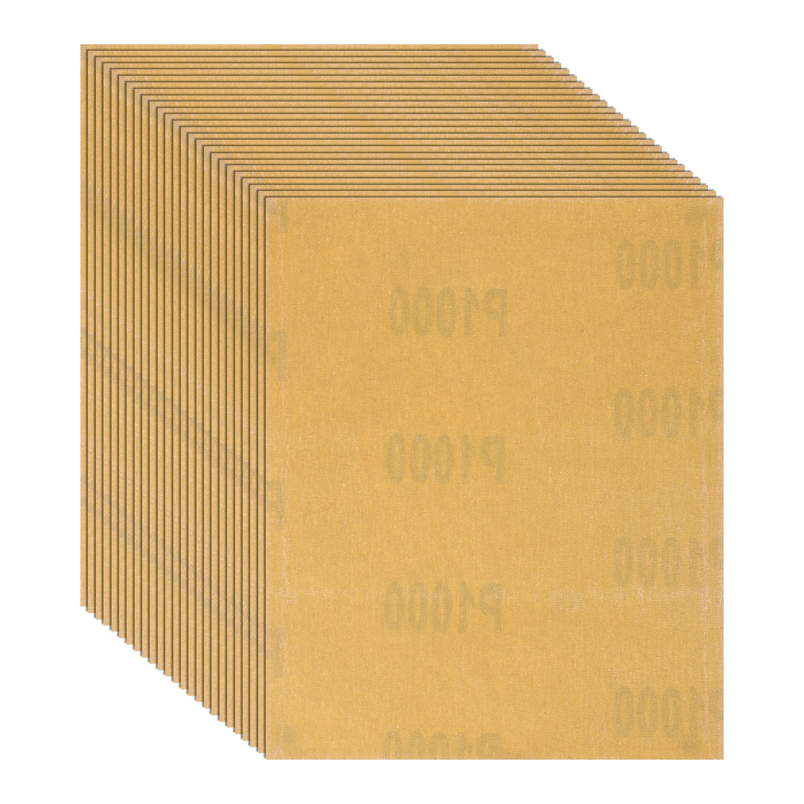 25 Pack 4.5" x 5.5" Sandpaper, 1000 Grit Sand Papers for Wood Furniture Floor