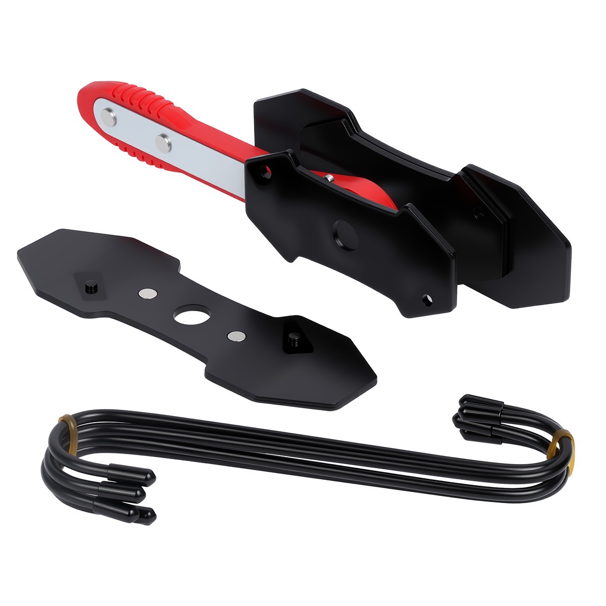 Brake Caliper Compression Tool Car Brake Repair Tool 360°Adjustable With 4 Hooks