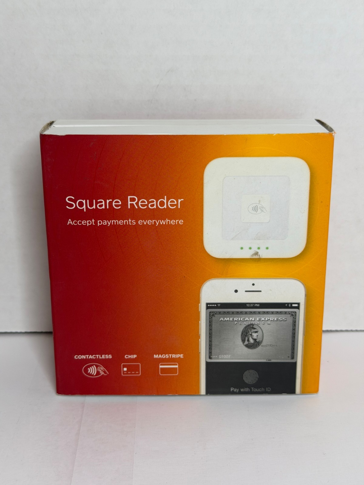 Square Reader Contactless + Chip Cards - White B7