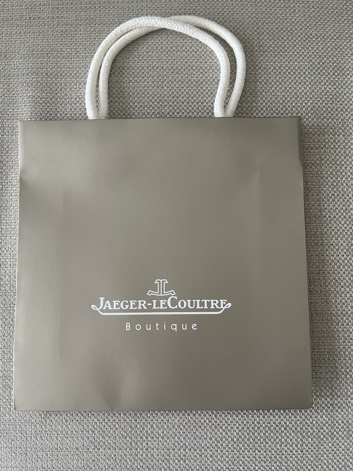 JAEGER-LECOULTRE WATCH CO. SHOPPING BAG SMALL SIZE