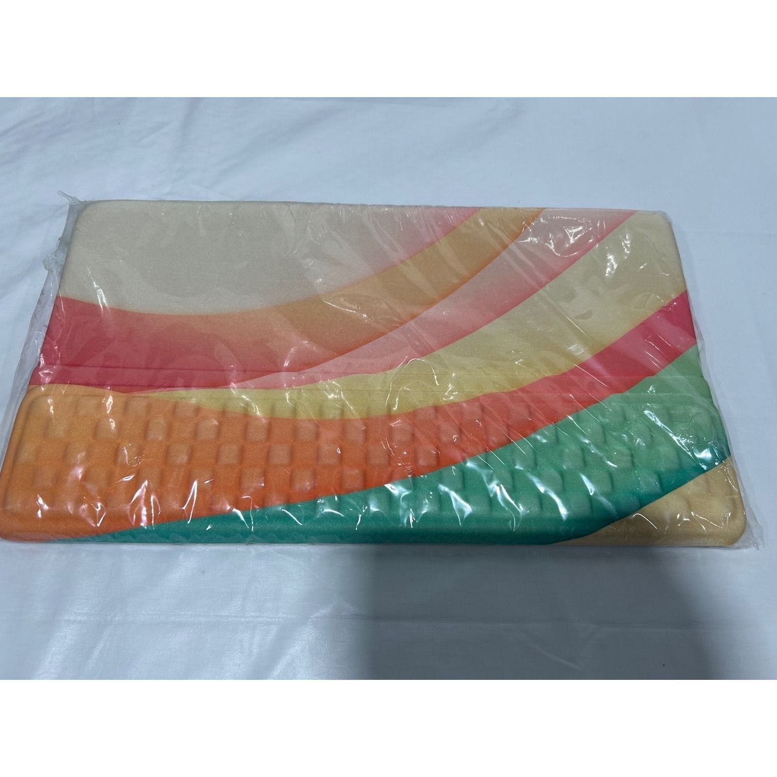 Rainbow Gradient Keyboard Desk Mat Extended Mousepad Retro Colorful Office Decor