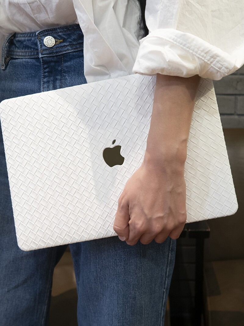 Braided PU Leather Shell Cover For Macbook Neo M5 Air 13 15 Pro 14 16 12 11 inch