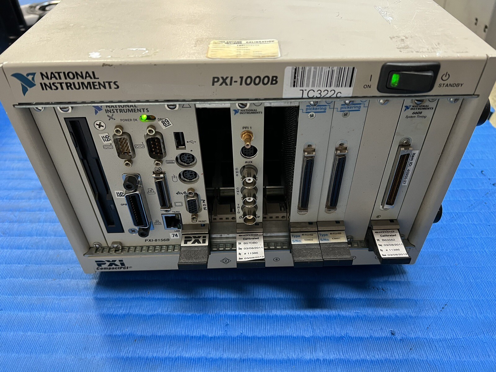 National Instruments PXI-1000B W/pXI-8156B, DAQScope5102, 6608