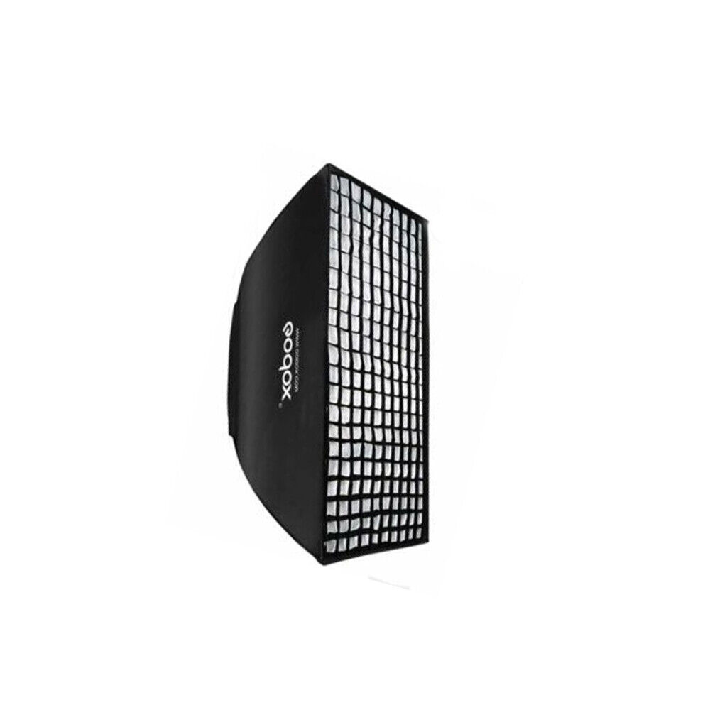 Godox SK300II-V Studio Strobe Flash with Reflector+60*90cm Grid Softbox+2M Stand