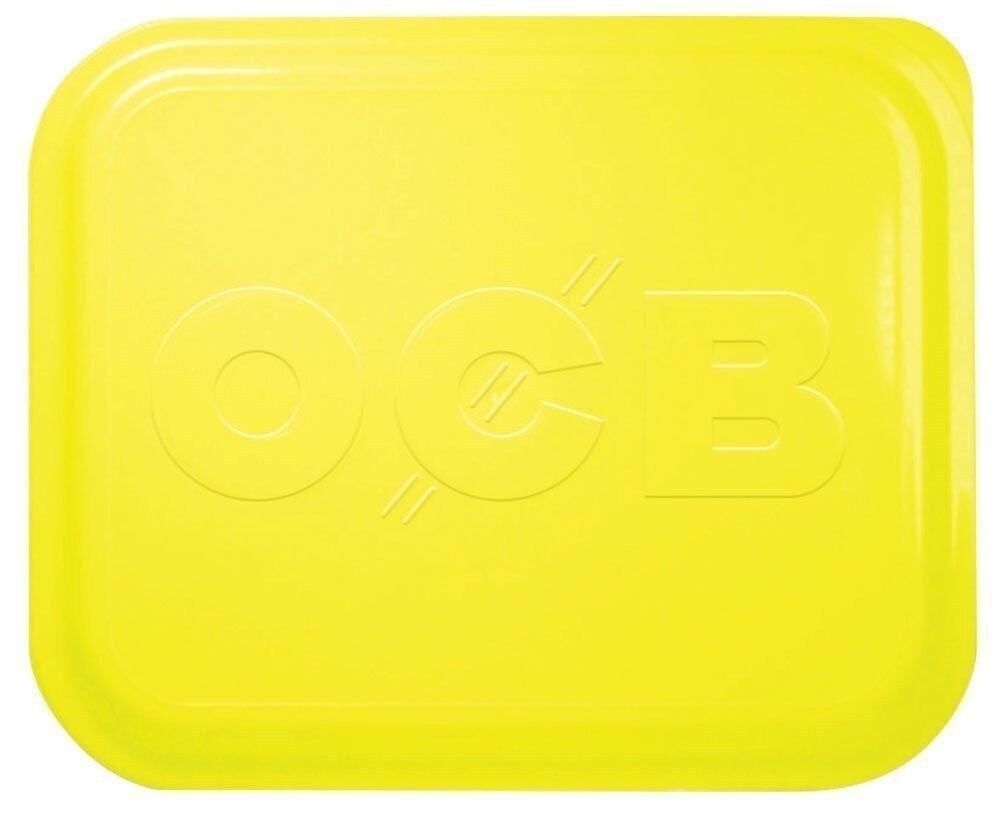1 x Large OCB Rolling Tray Lid Cover Yellow 14 x 11, Same Day Express Shipping