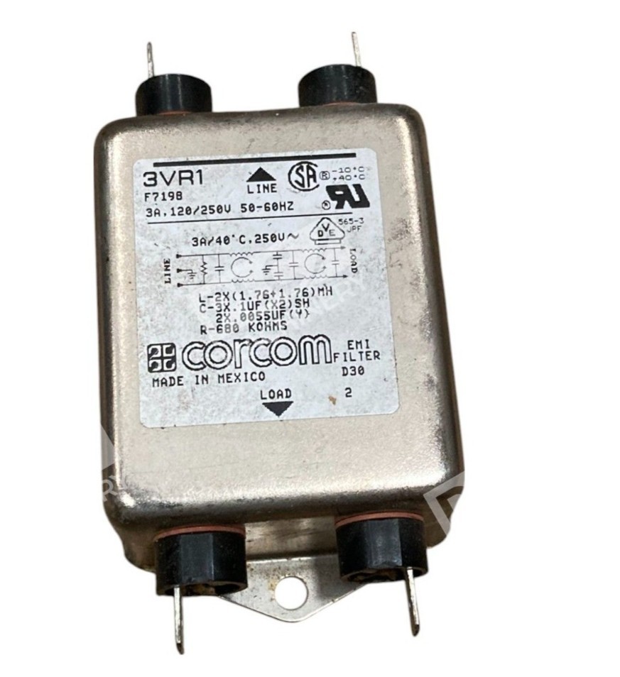 Corcom 3VR1 EMI Line Filter