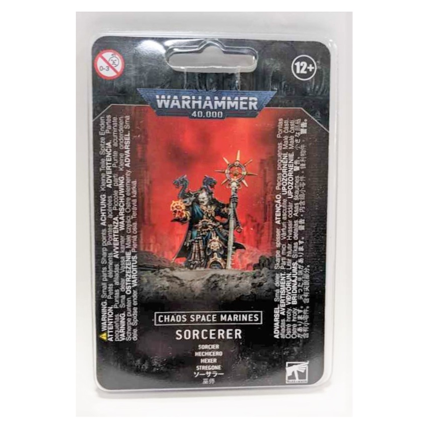 GW Chaos Space Marine 28mm Chaos Sorcerer Pack New