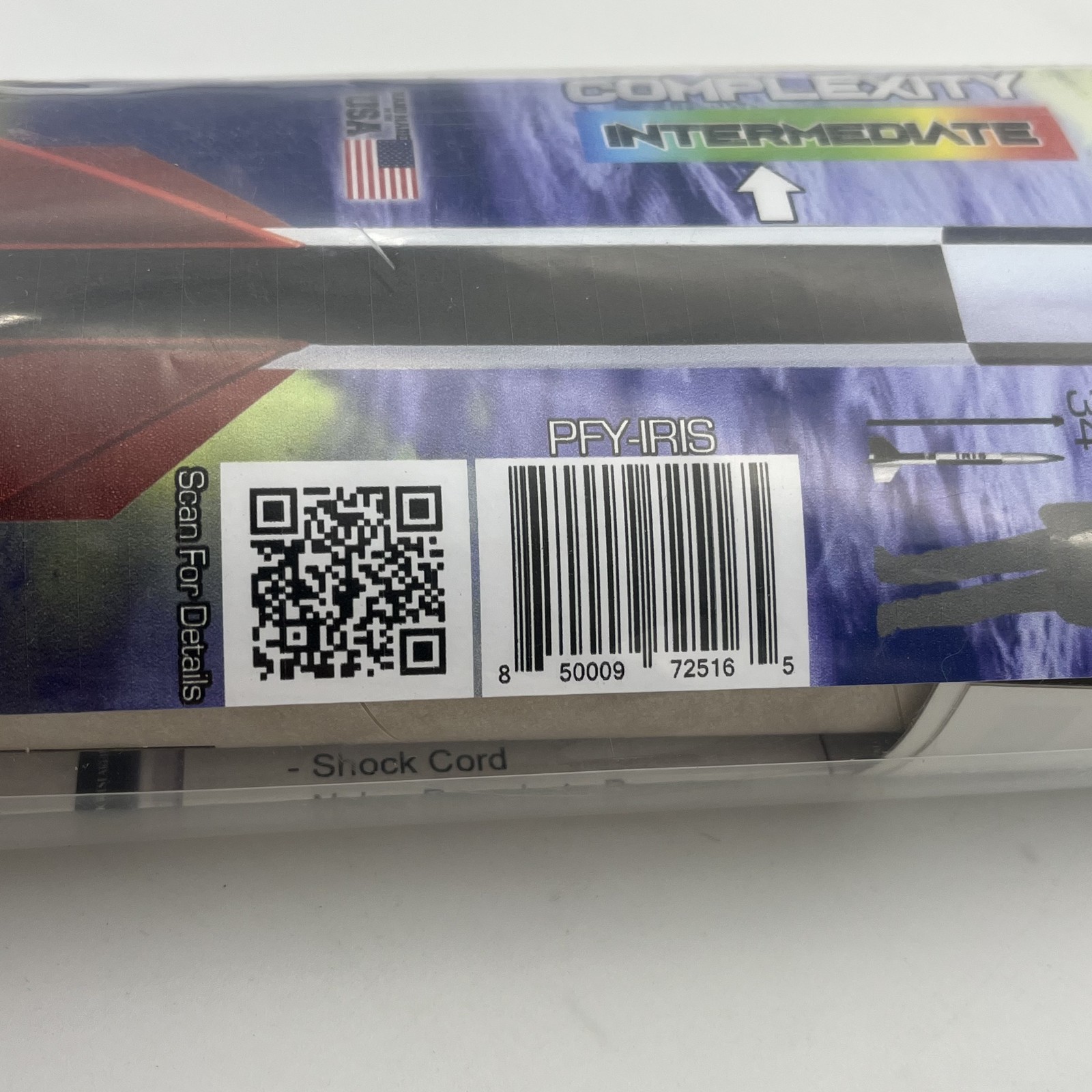 LOC Precision IRIS Intermediate Flying Model Rocket Kit 1.63" IRIS PFY-IRIS