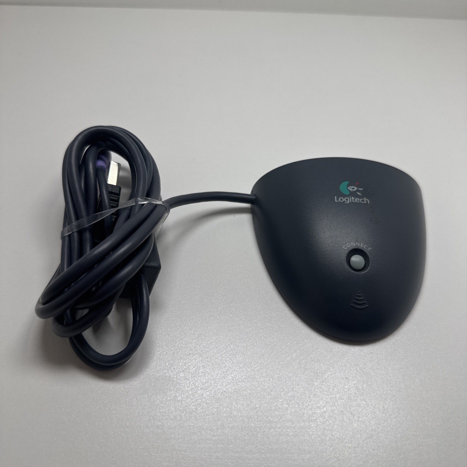 Logitech Cordless Mouse Keyboard Receiver C-SP17-DUAL P/N:831140-0000 Blue