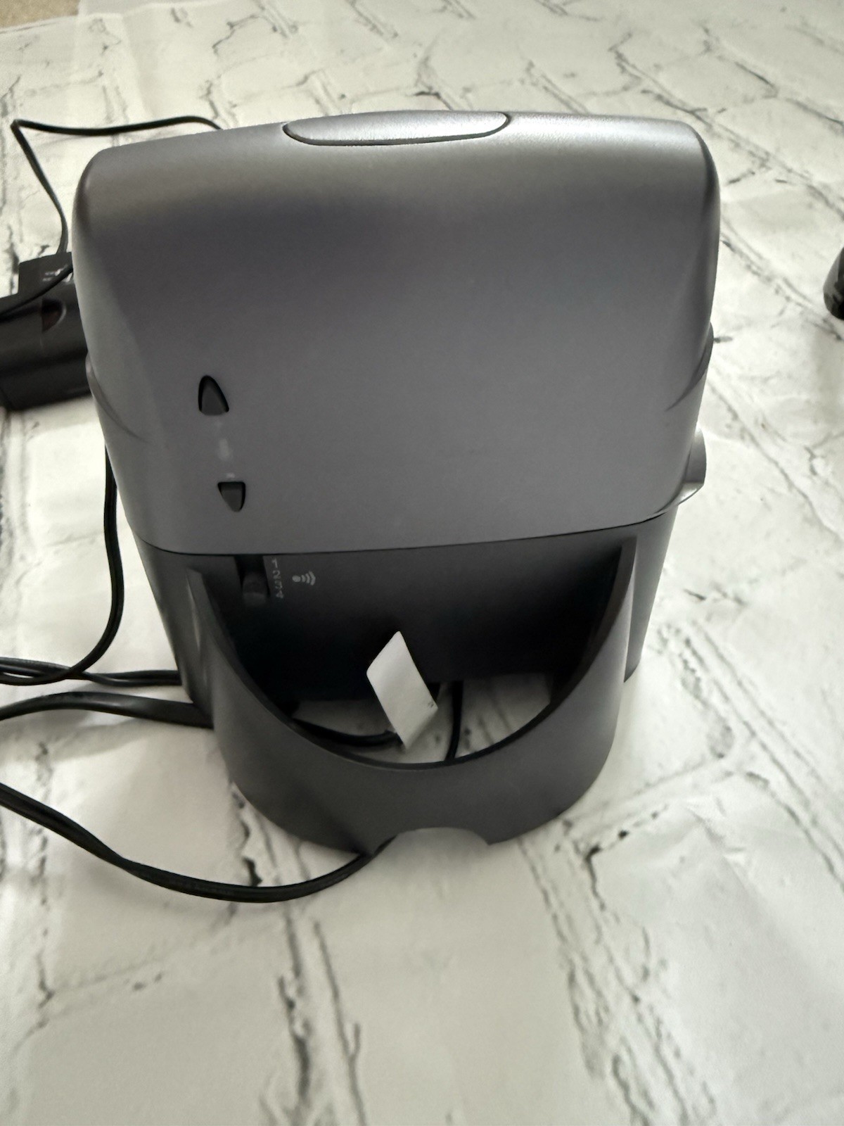 Plantronics CS351N Wireless Office Phone Headset Base System Powers On