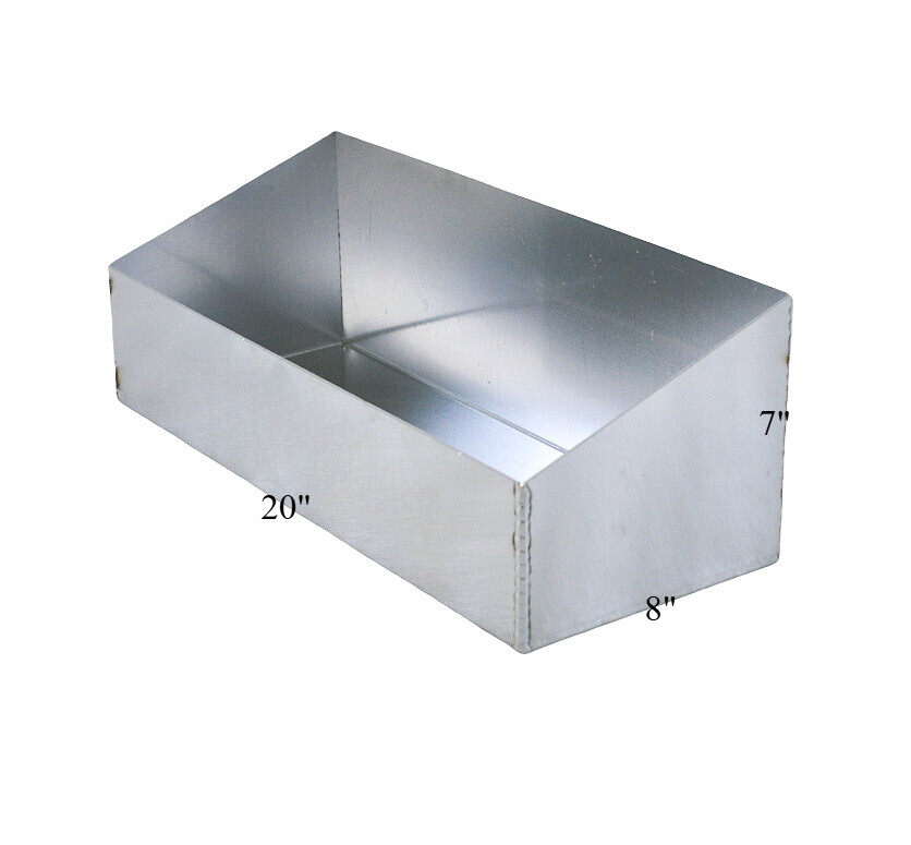 Trailer Garage Accessory Organizer 4 Gallon Shelf Storage Holder Silver Aluminum