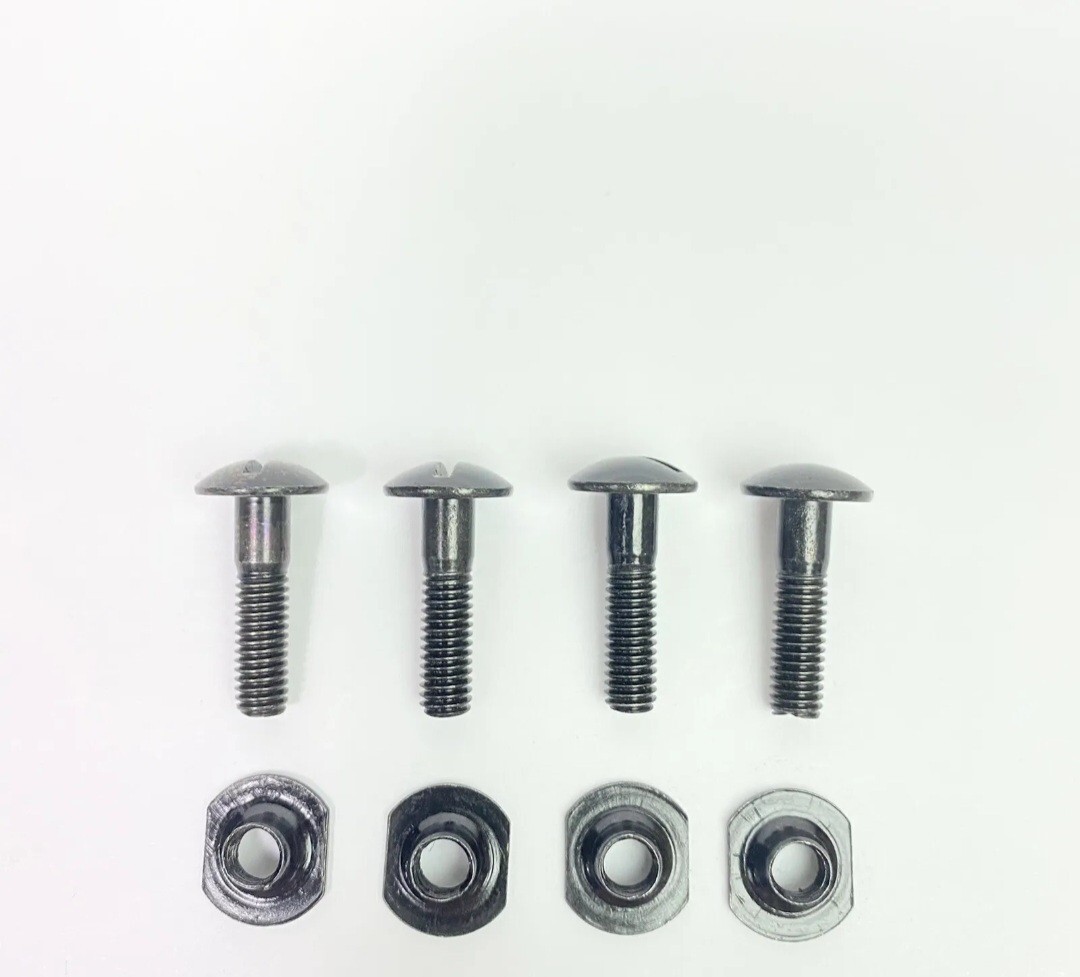 24mm FAST & MARITIME HELMET HARDWARE SET 4-POINT CHINSTRAP SCREW BOLT & NUT 4pk