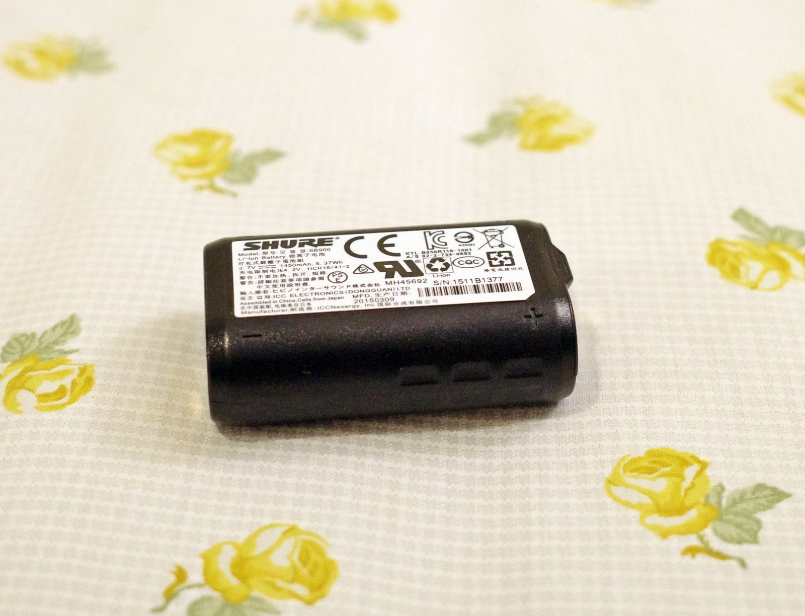 SHURE SB900 Rechargeable Lithium Ion Battery