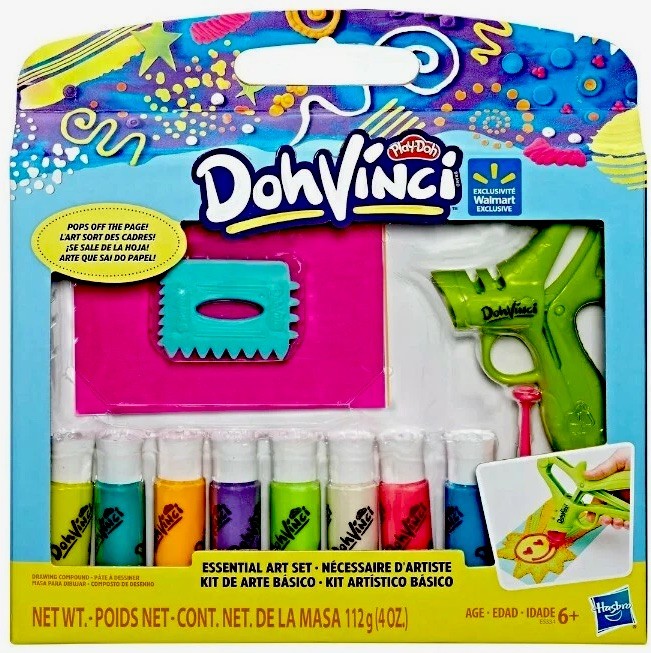 Play-doh DohVinci Essential Art Set Pops Off The Page
