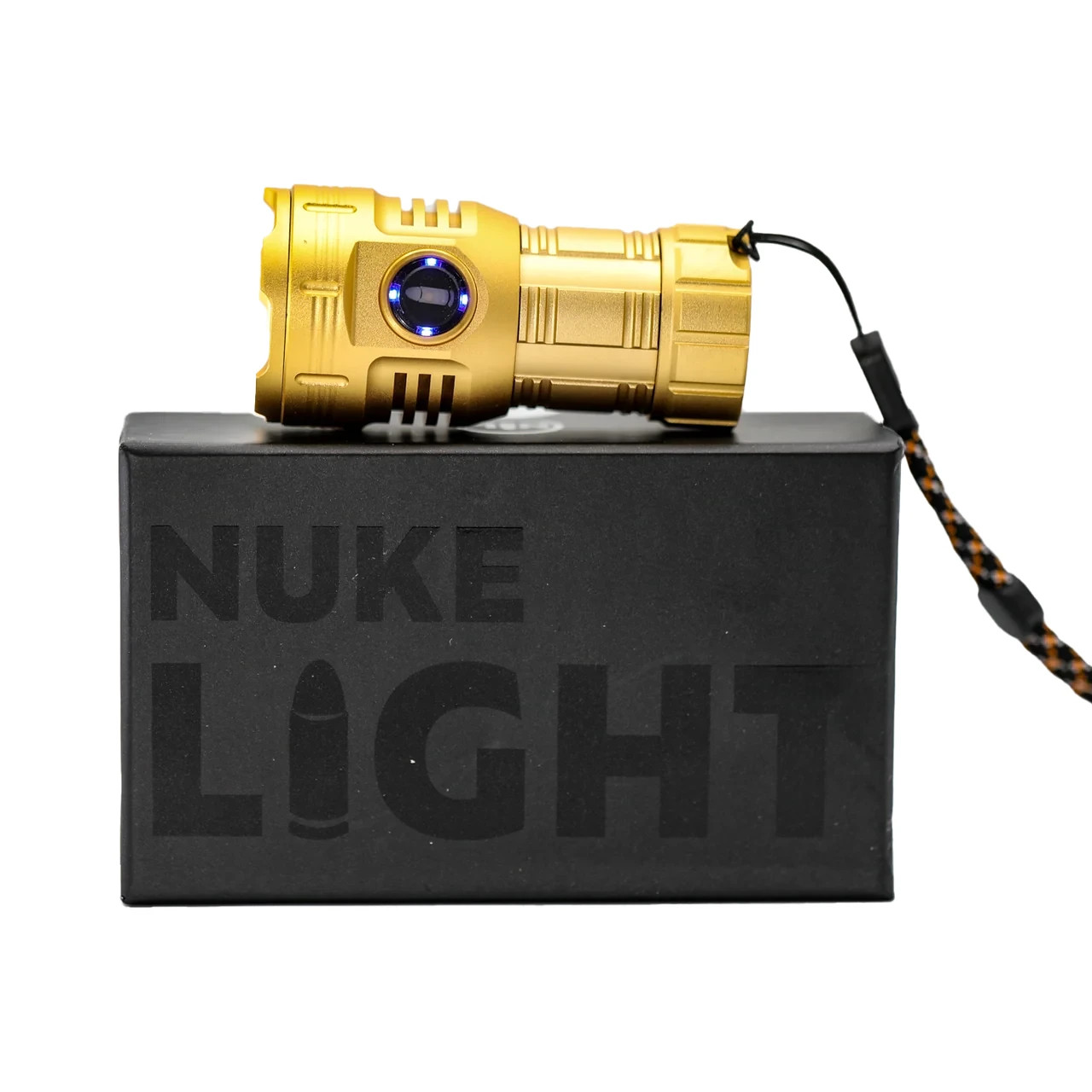 Nuke Light Gold BRAND NEW IN BOX Lone Survivalist 2 in. Super Bright Flashlight