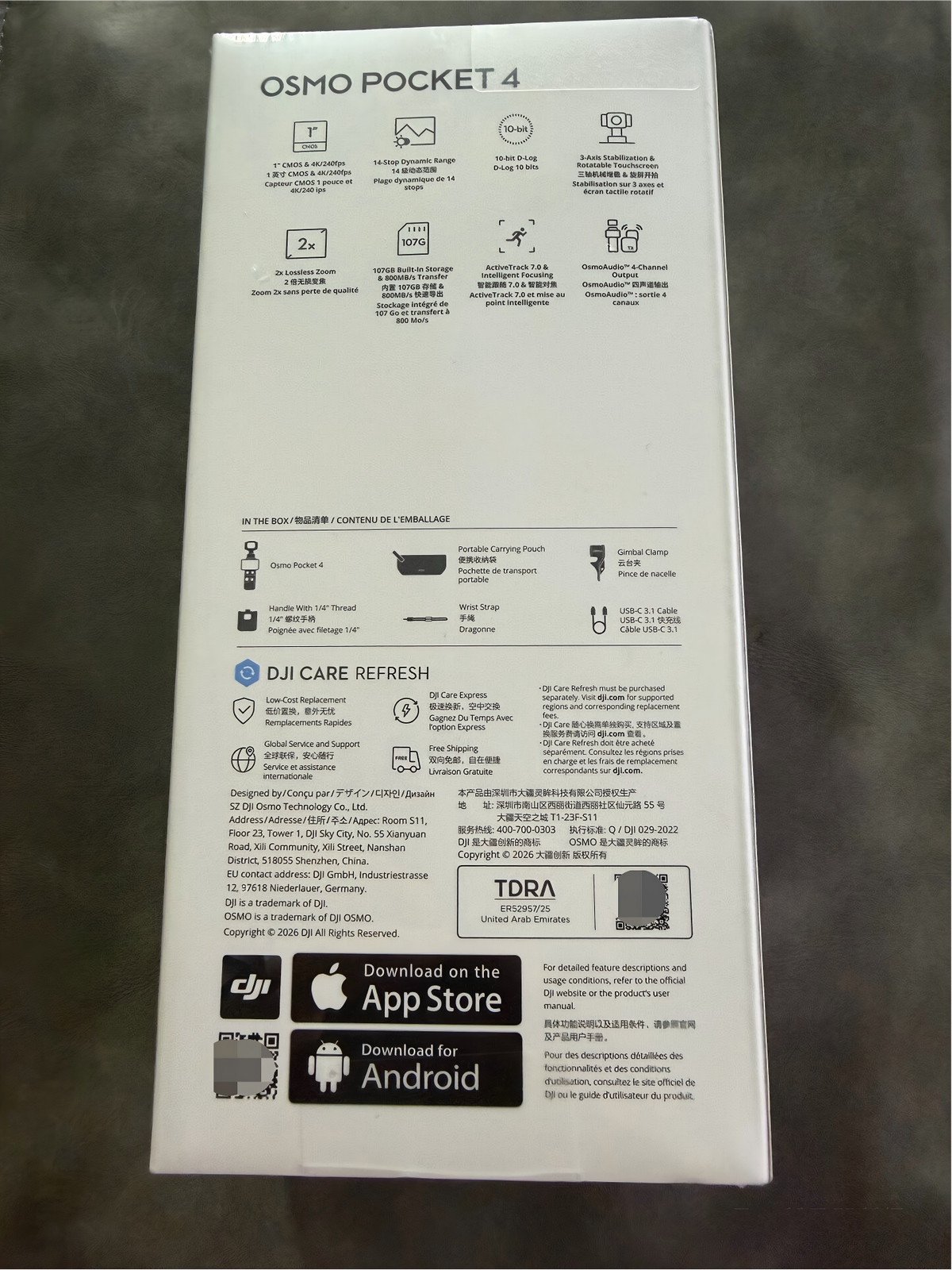 Osmo Pocket 4 Standard Combo