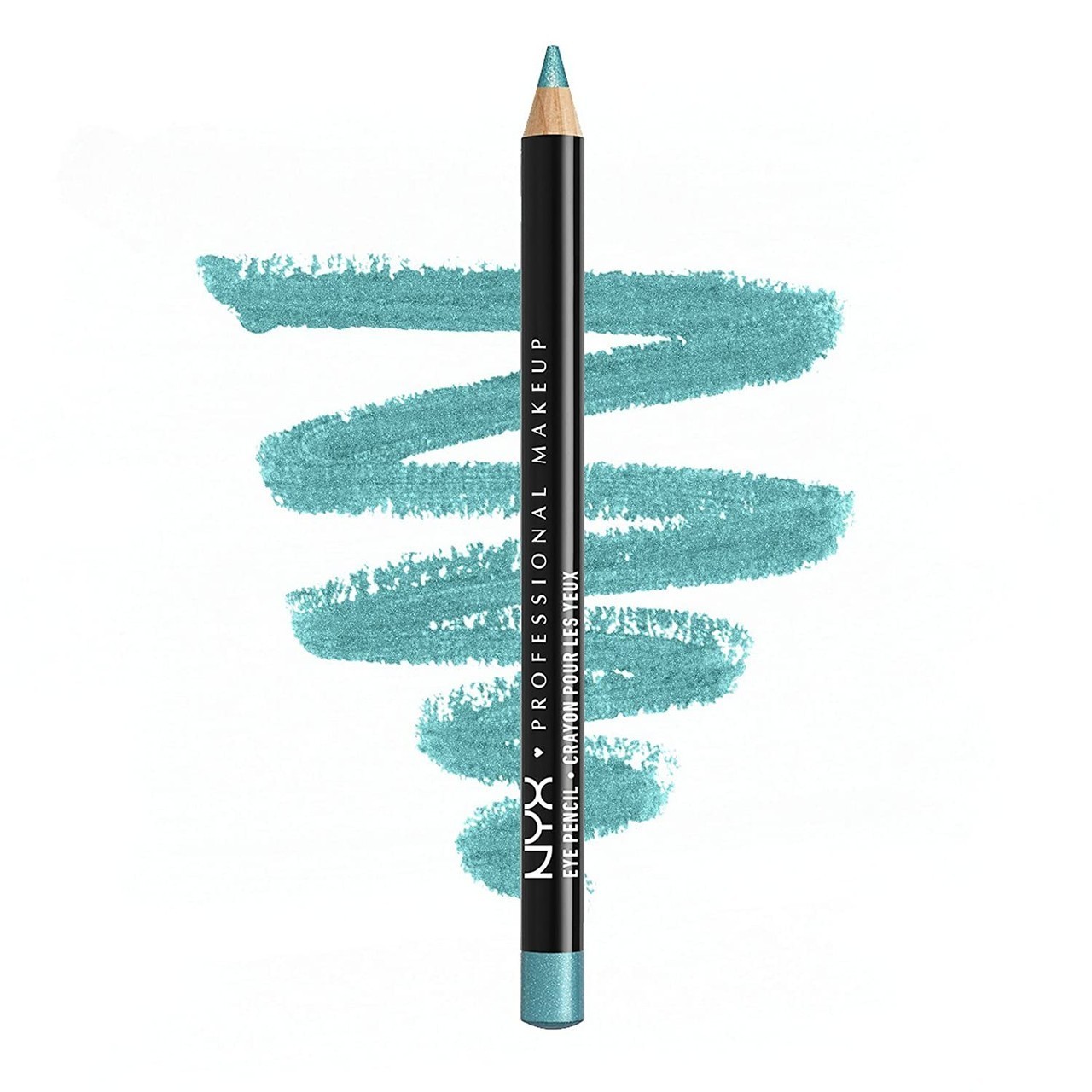 2 Pack NYX Professional Makeup Eyeliner Pencil - Aqua Shimmer