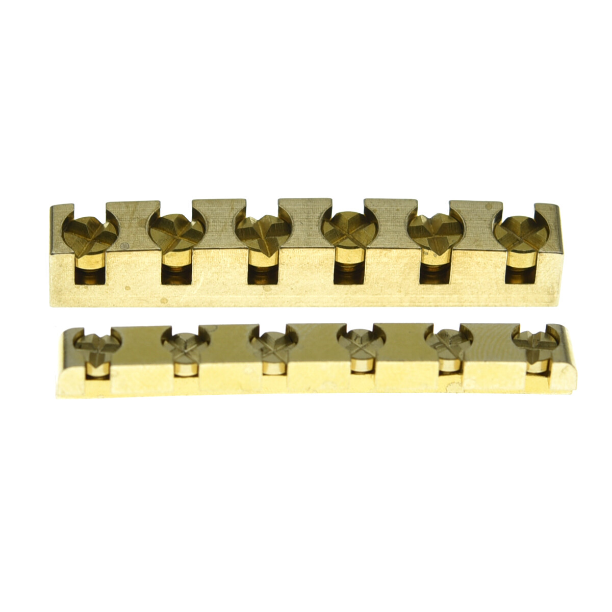 42mm Solid Brass Guitar Nut Height Adjustable Nut for Strat/Tele Electric Guitar