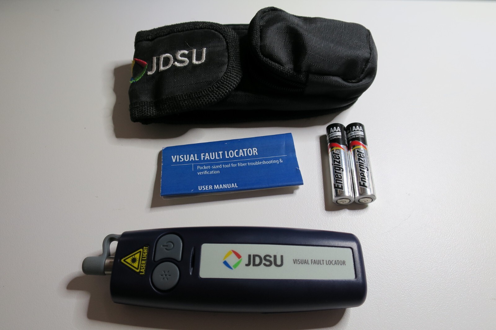 JDSU FFL-050 Fiber Optic Tester Single Mode & Multimode Fiber, FC, SC, ST