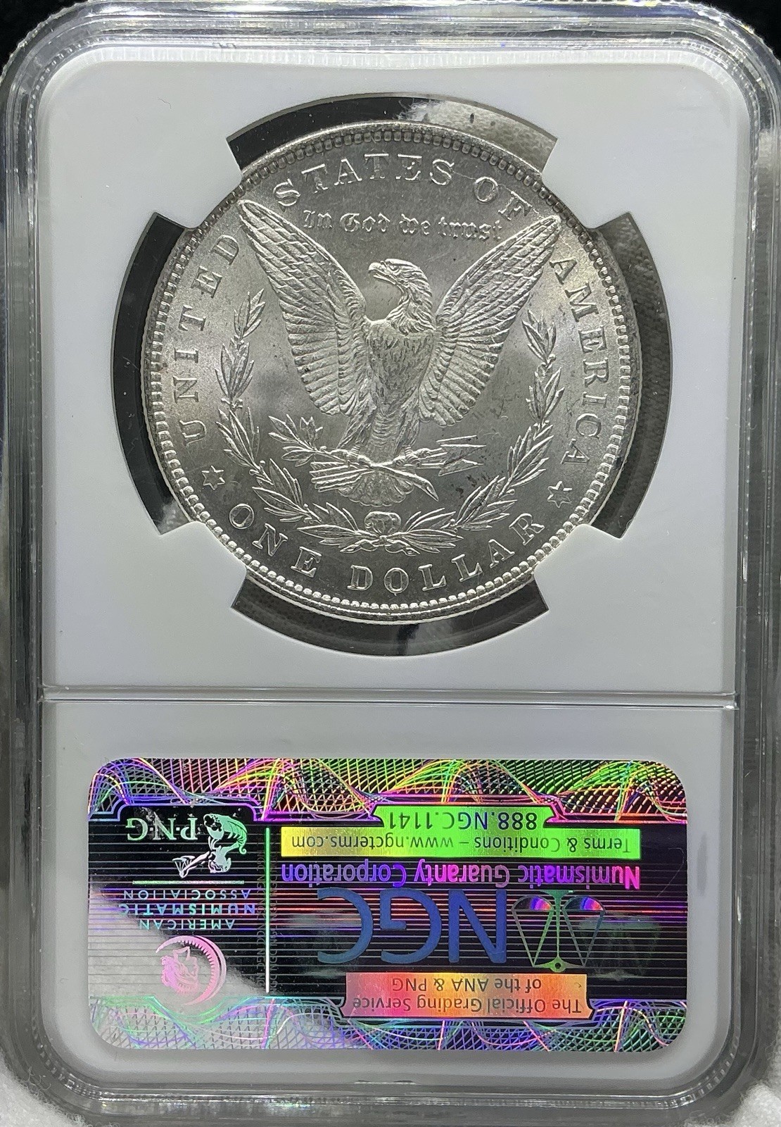 1885 Morgan Silver Dollar $1 NGC MS63