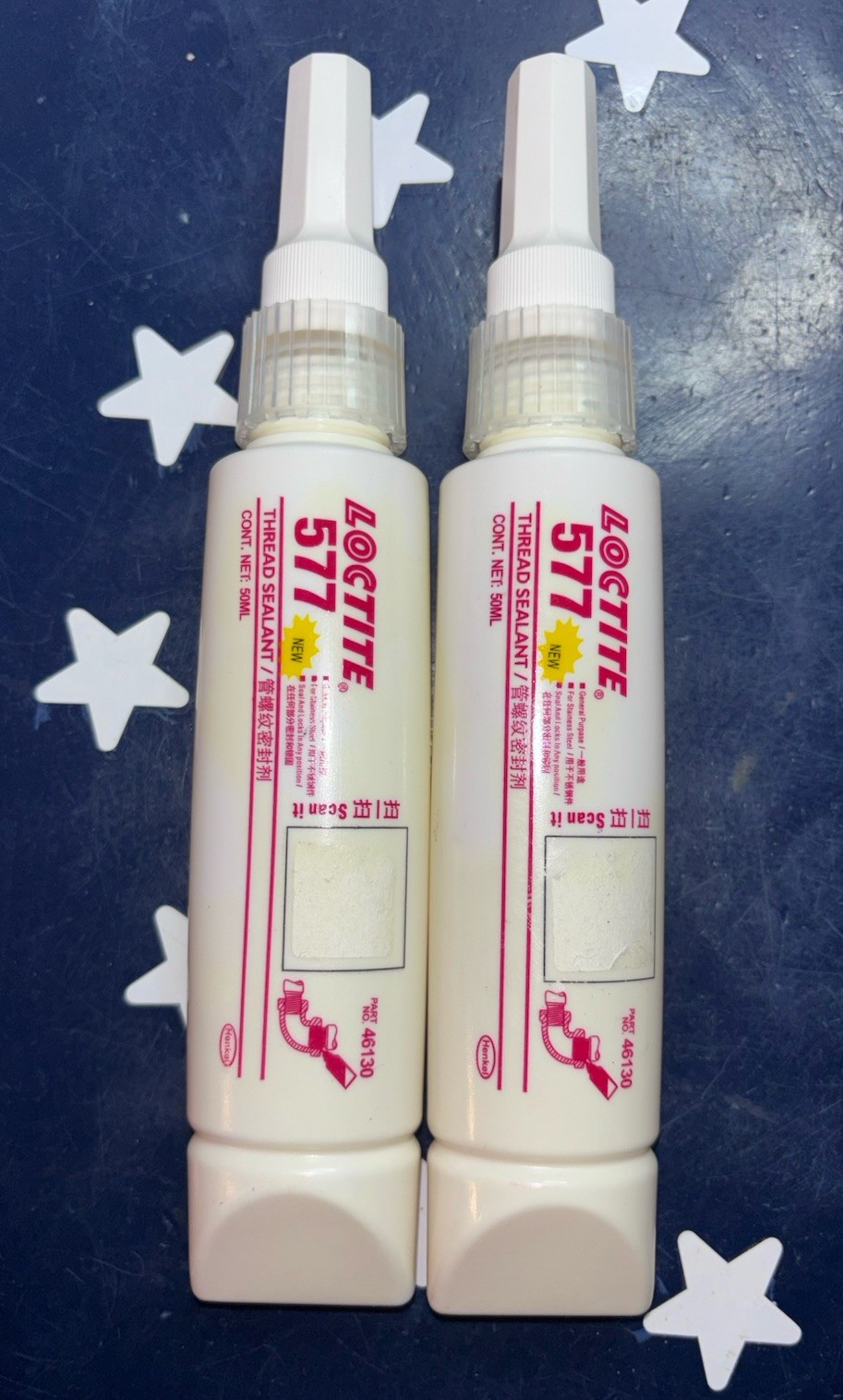 (2) Loctite 577 50mL General Purpose Thread Sealant 1.69oz      TWO TUBES