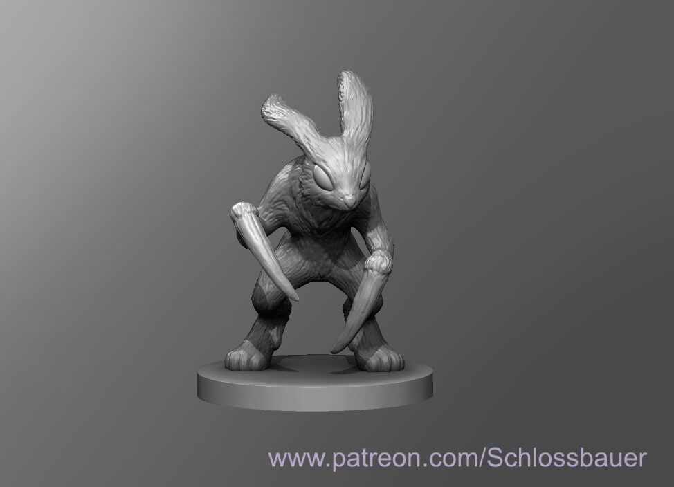 Dungeons and Dragons - HD Resin Print - Toppo - Rabbit Bunny Demon