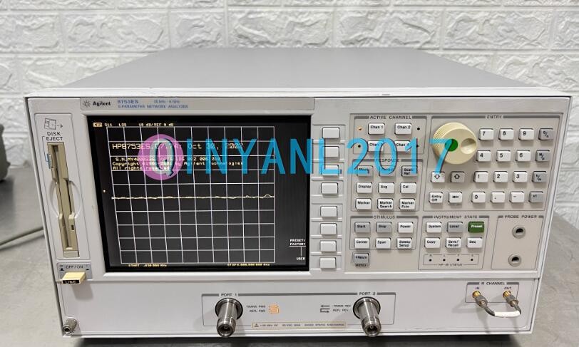 1PCS Agilent 8753ES S-Parameter Network Analyzer 30kHz-6GHz USED