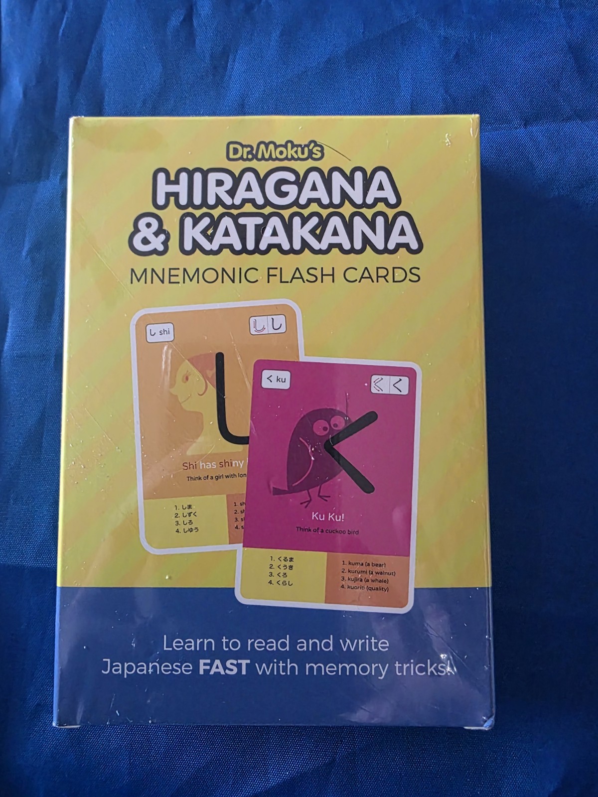 Dr. Moku's Hiragana & Katakana  Basic Japanese Flashcards NEW And SEALED