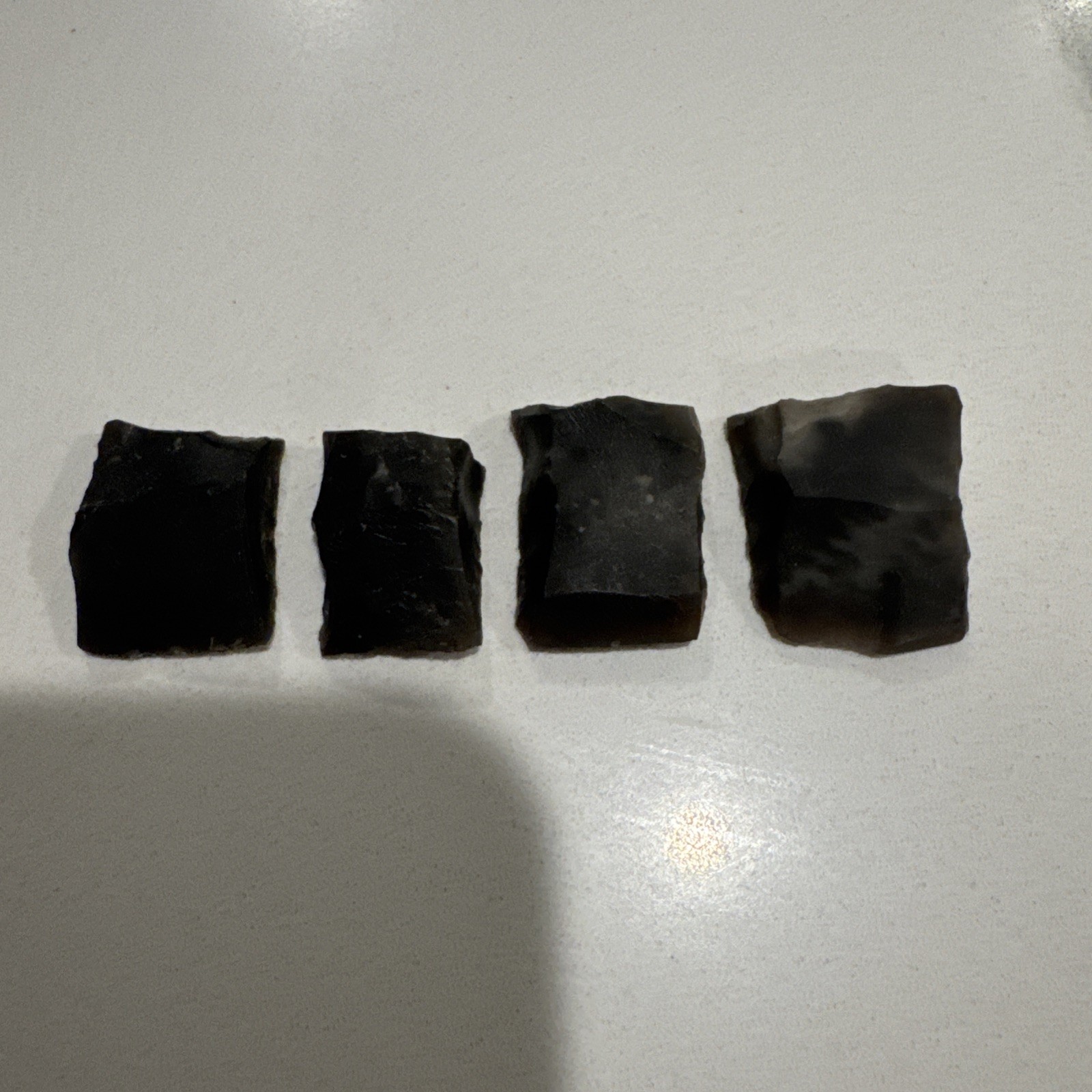 FLINTS  Black Flints muzzleloader set of 4