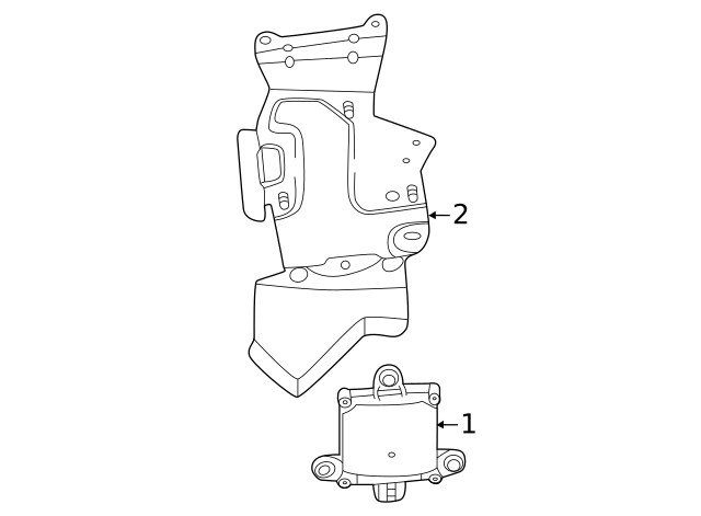Genuine Mitsubishi Bracket 8639A337