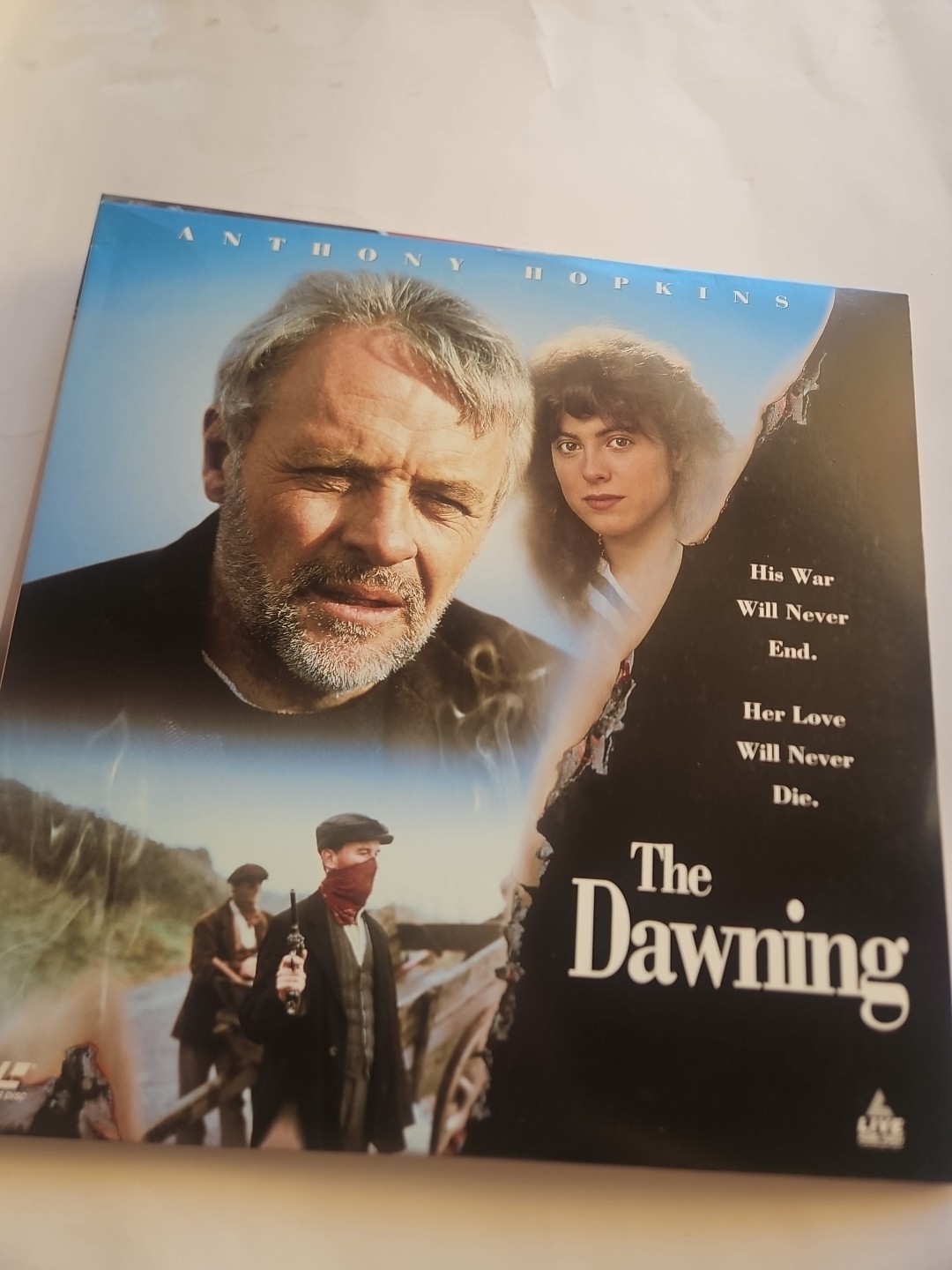 The Dawning Laserdisc starring Anthony Hopkins VG Cond RA1