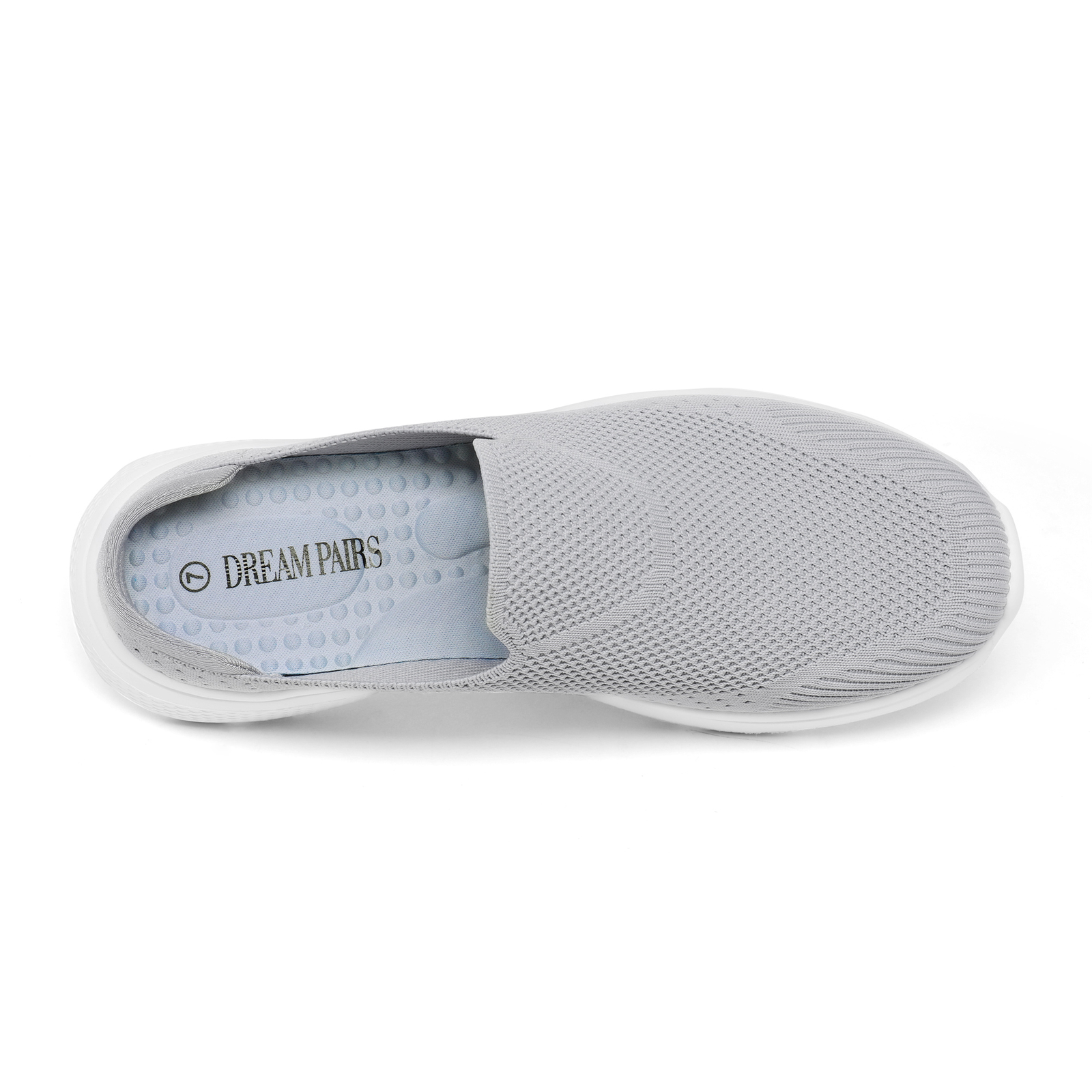 Women Slip On Mules Shoes Knit Sneakers Lightweight Breathable Walking Shoes