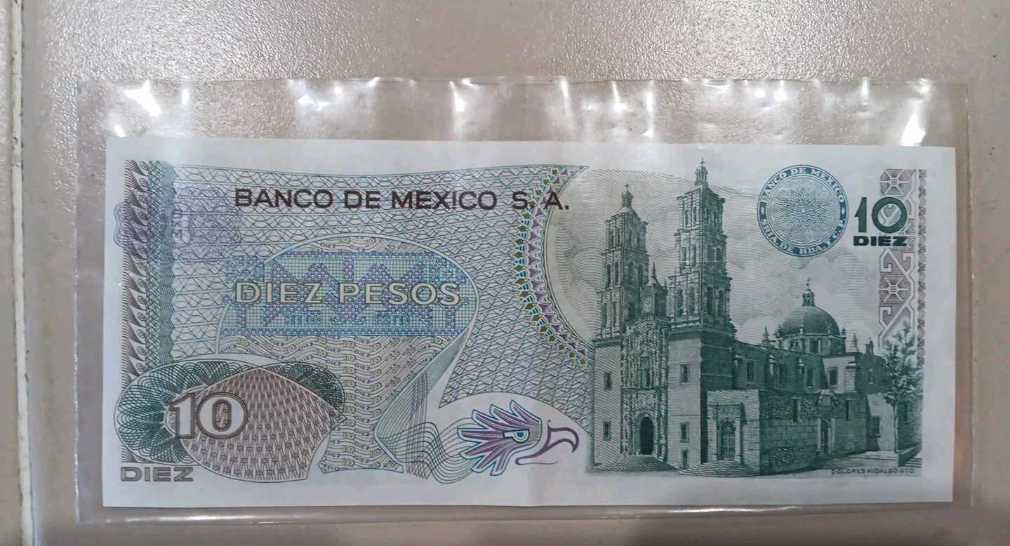 Mexico 10 Pesos, 1975, Series 1DE UNC
