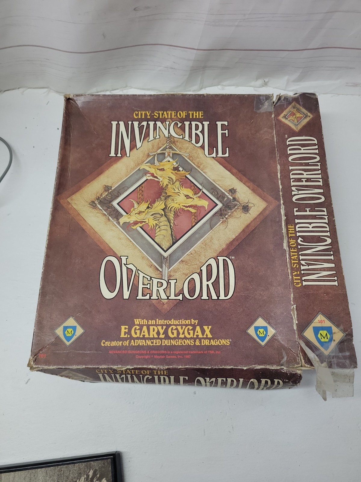 City State of the Invisible Overlord Mayfair Games 1987