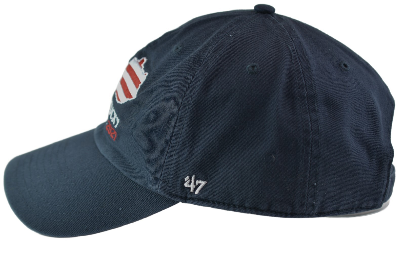 '47 Kentucky Derby Churchill Downs Statesman Flag Blue Clean Up Relaxed Fit Hat