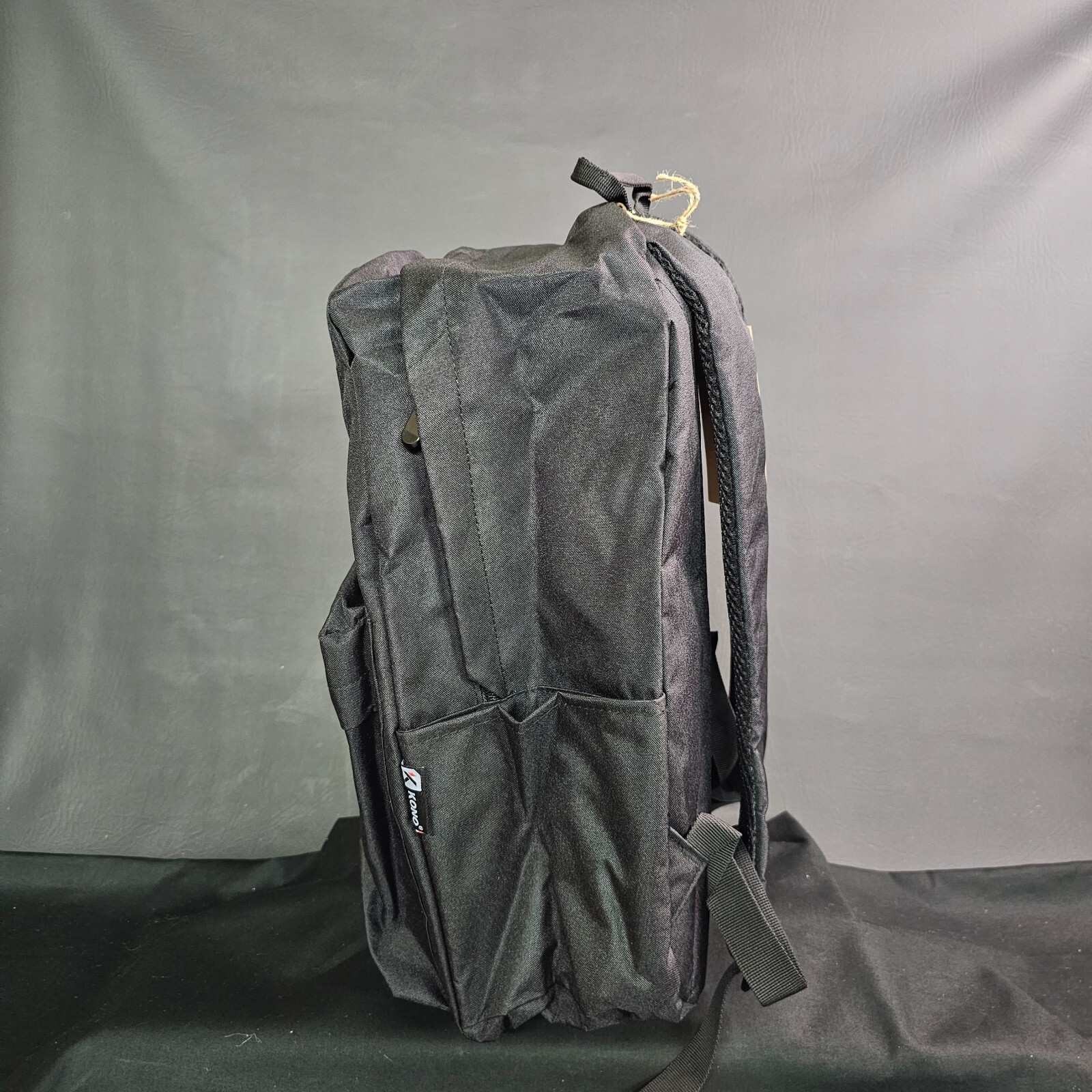 KONO School Backpack College Rucksack Lightweight Bag Black