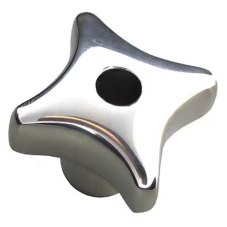 Star Knob, 1.96" Diameter, Screw L 0.66",  65023M10