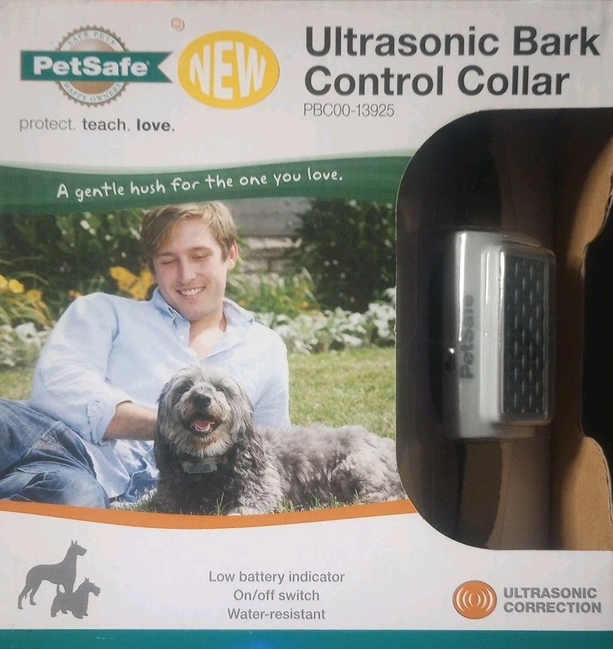 PetSafe Ultrasonic Bark Control Collar Model PBC00-13925: 8+ bls/up to 28" Neck