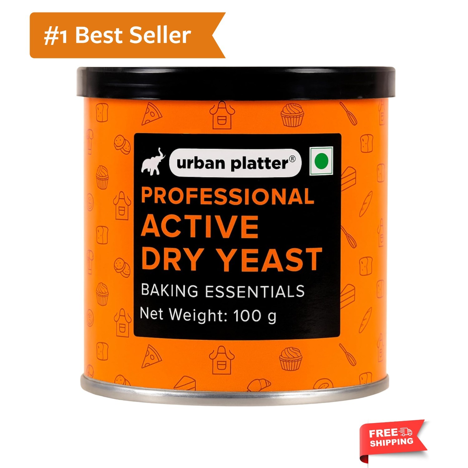 Professional Grade Active Dry Yeast 100g – Ideal for Home & Commercial Baking