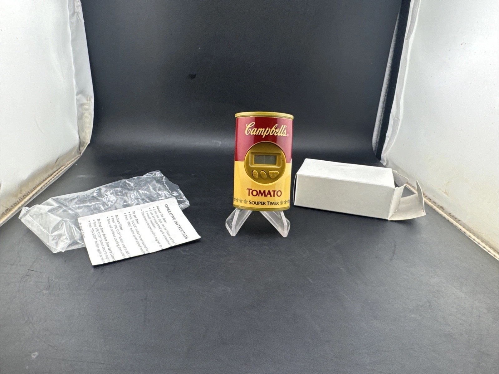 Campbell's "Souper Timer" Tomato Soup Can Digital Magnetic Kitchen Cooking