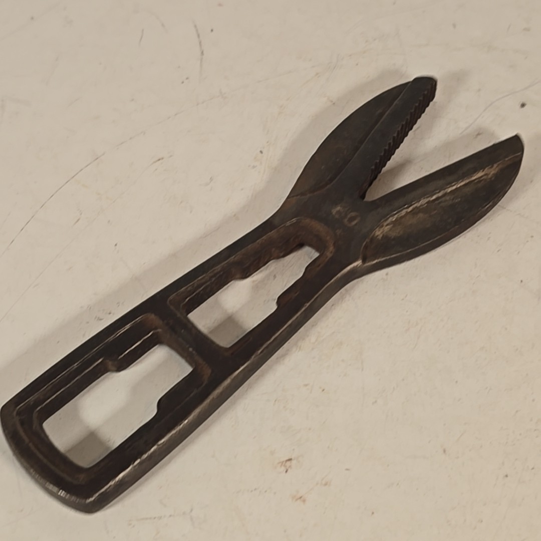 ANTIQUE 1898 SURE GRIP #50 ALLIGATOR WRENCH TOOL, 7" LONG