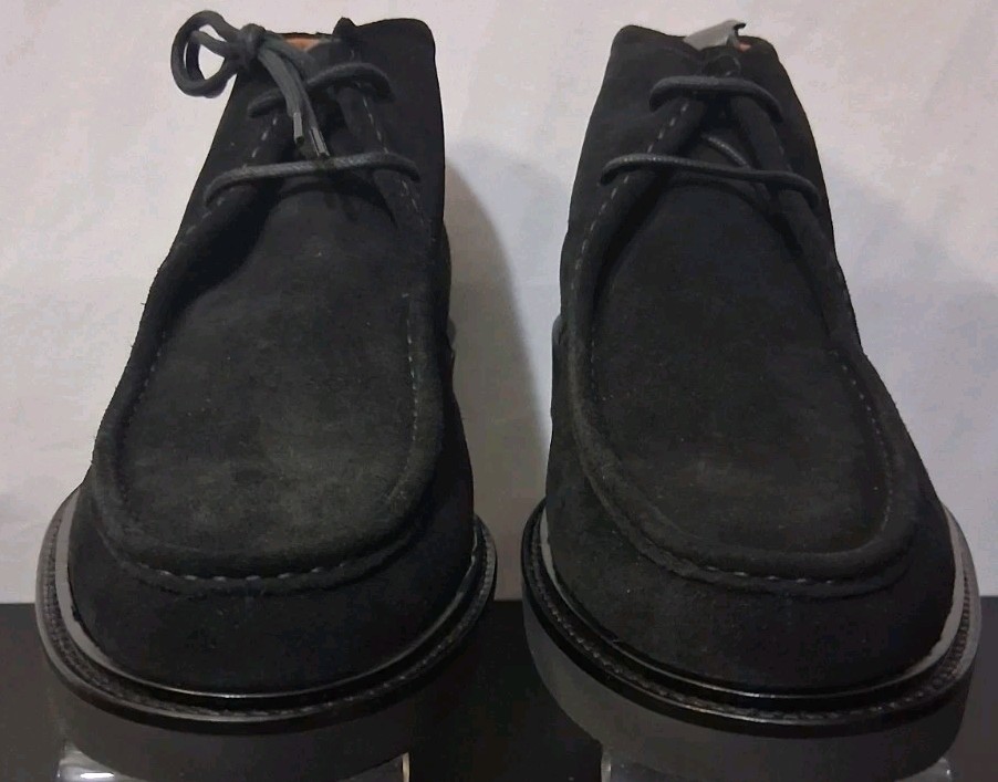 🟩 ITALIAN CRAFTED Aquatalia Boots LUXURY SUEDE Size 10 M ⬛