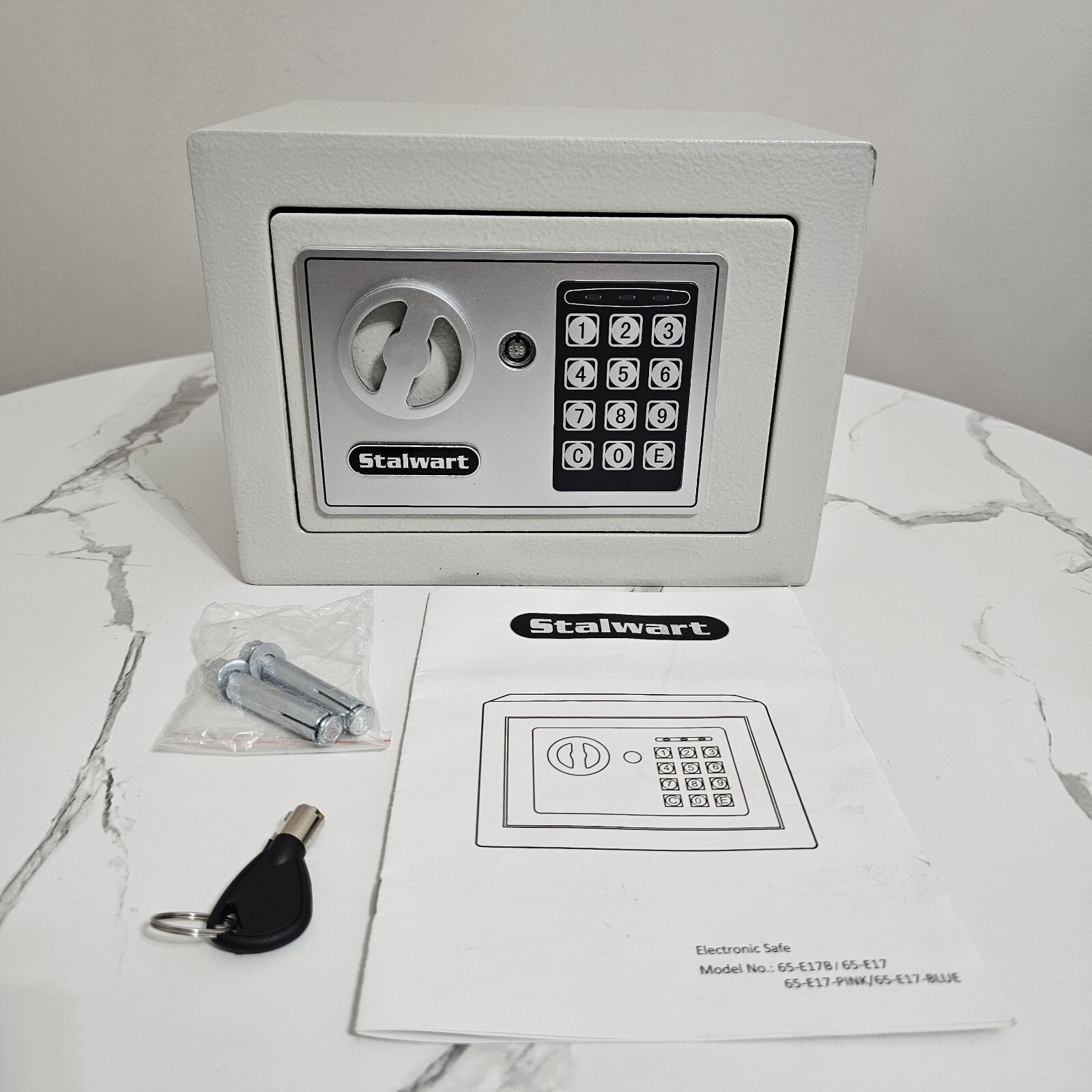 Stalwart 65-E17-B Electronic Deluxe Digital Steel Safe, Grey