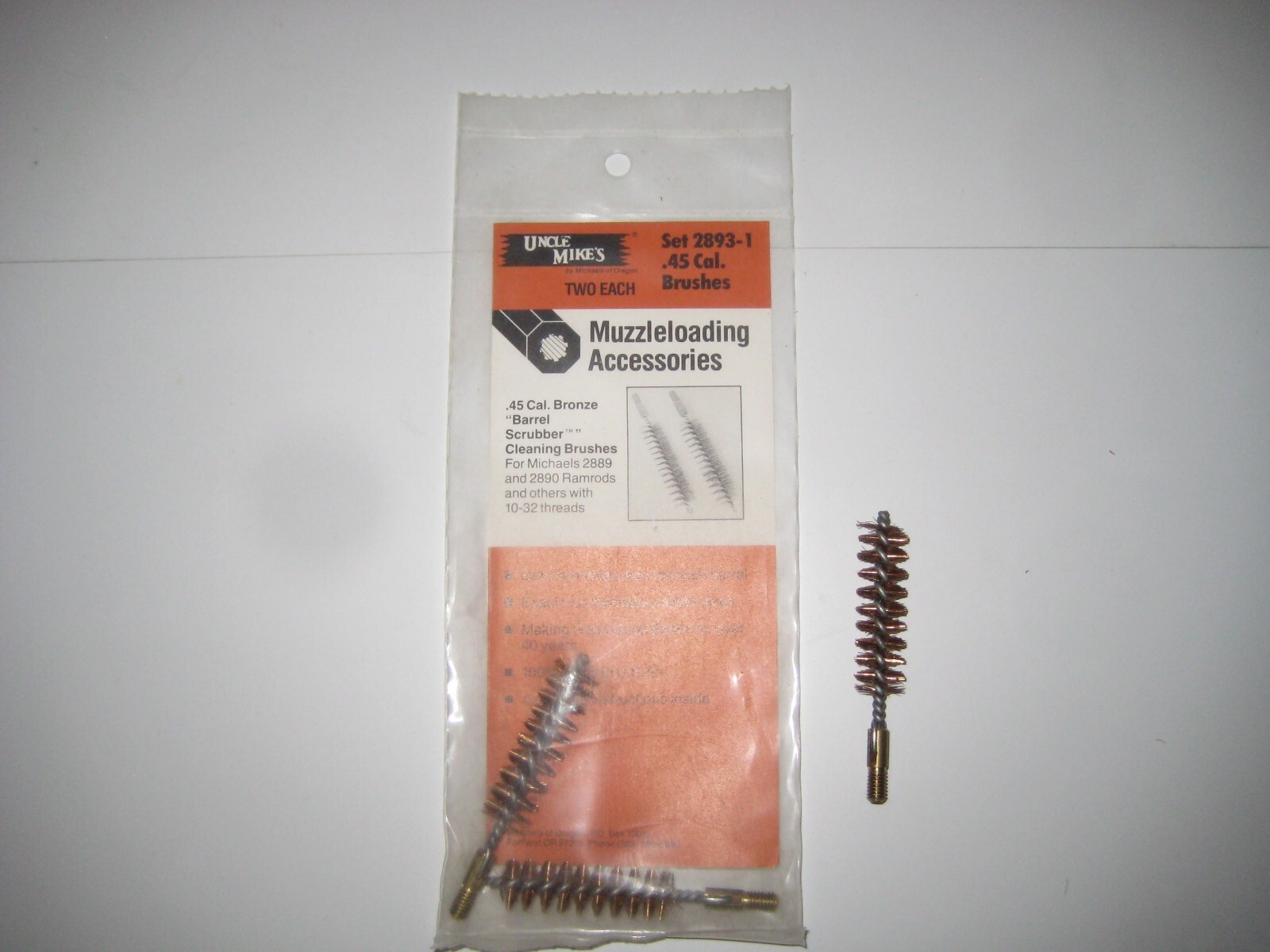 Uncle Mikes .45cal Muzzleloader Brush 2/pk