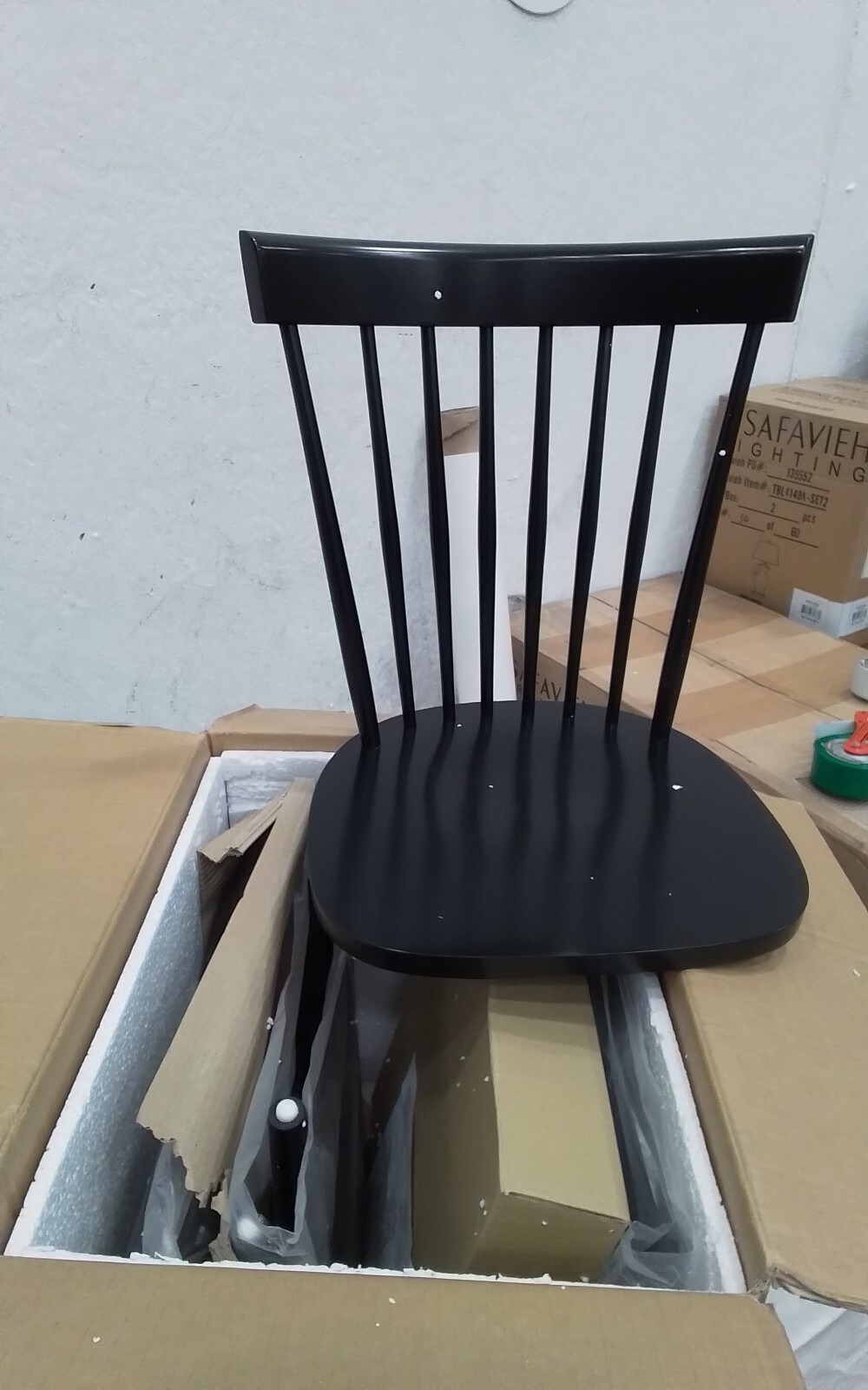 Safavieh PARKER SPINDEL SIDE CHAIR, Reduced Price 2172731395 AMH8500B
