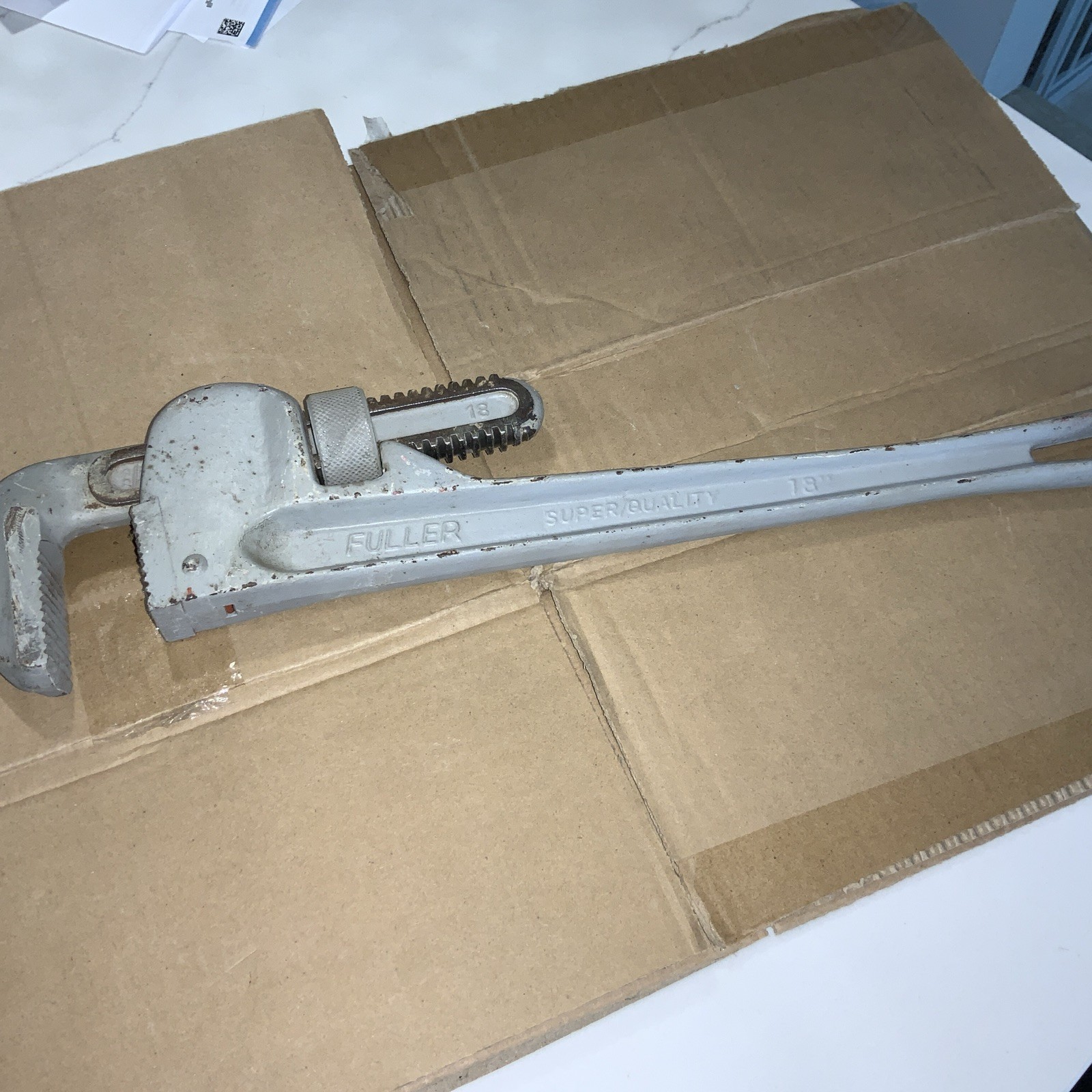 Vintage FULLER Heavy Duty - Super/Quality 18" Pipe Wrench - Made in Japan