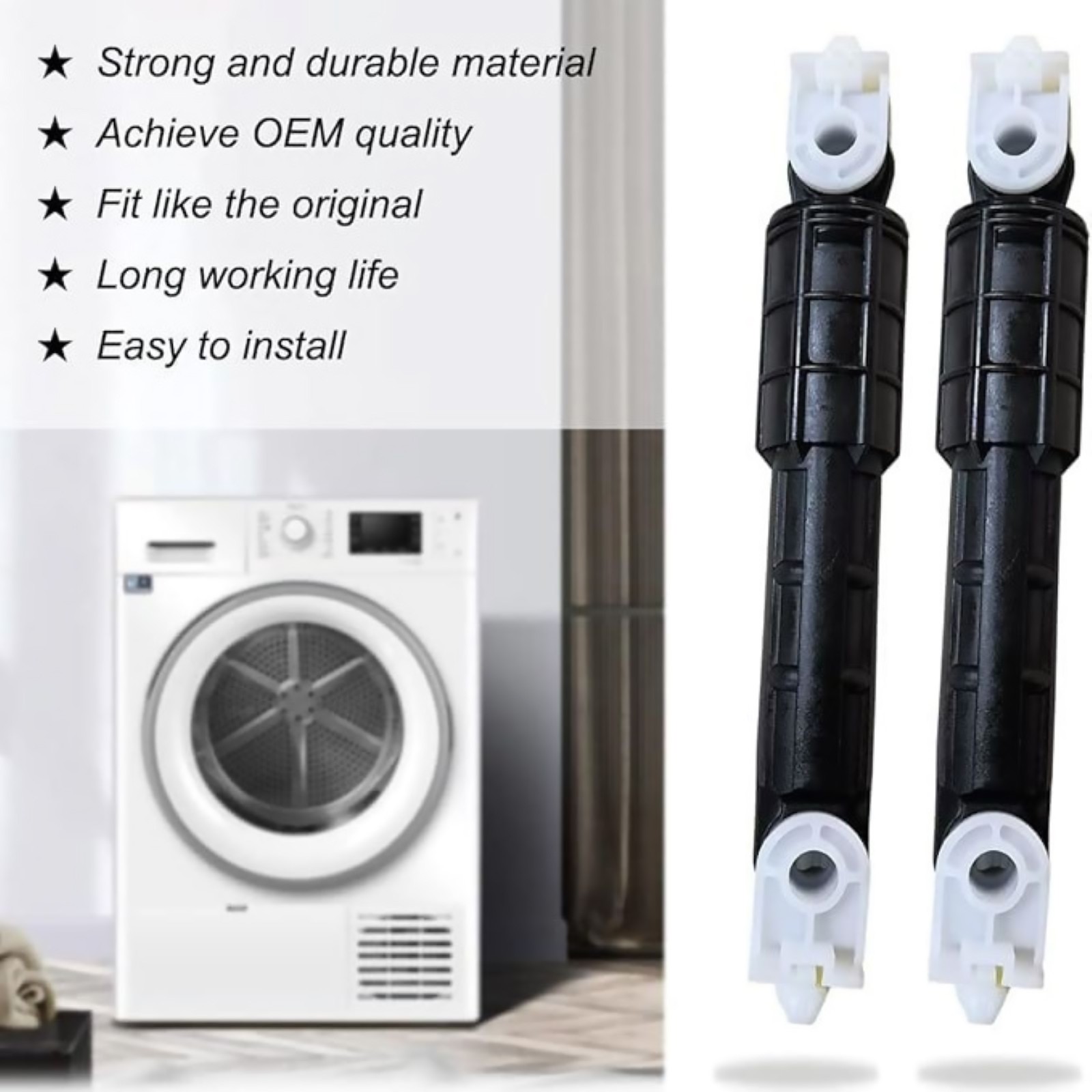 4pcs Washer Shock Absorber Replacement For Whirlpool