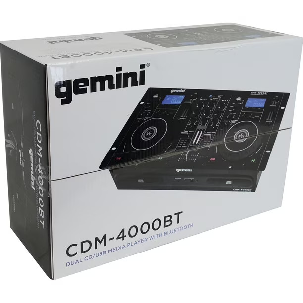 CDM-4000BT Dual CD/ USB MEDIA PLAYER WITH BLUETOOTH (brand New seal box)