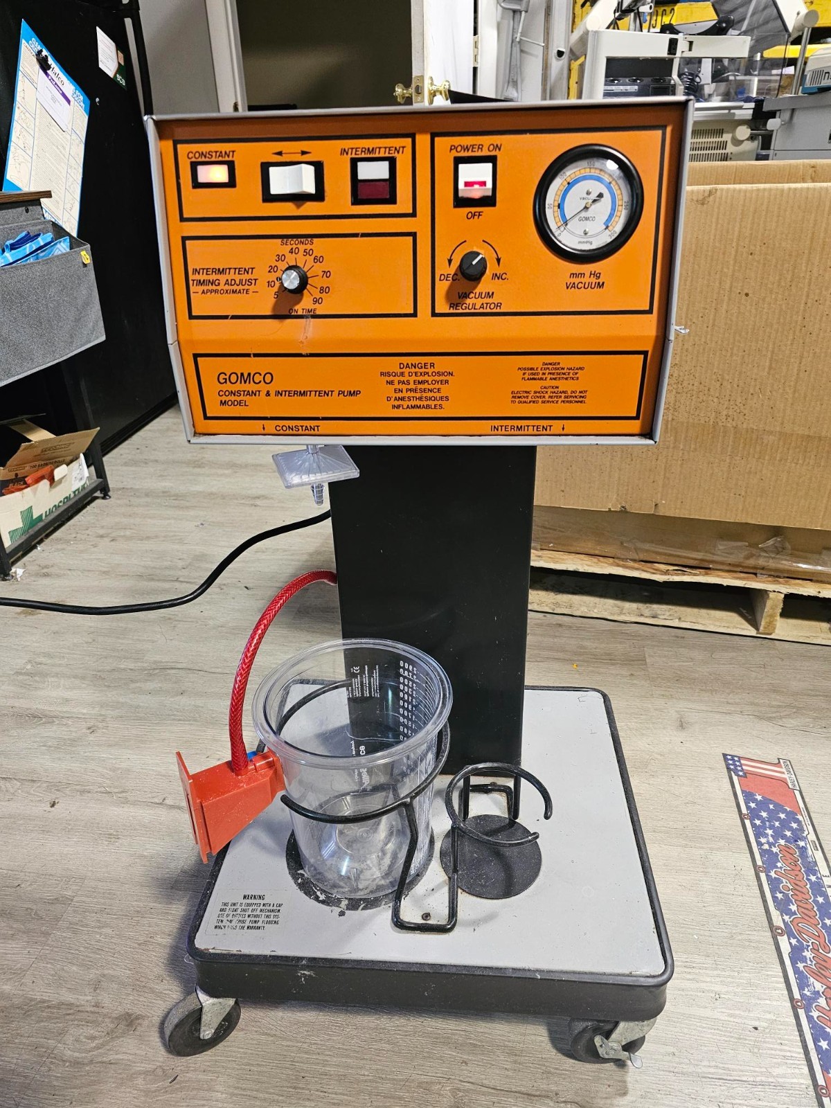 Gomco Model 6037 Constant/Intermittent Gastric Drainage Aspirator